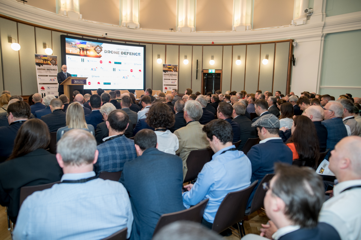 Ukrainian Drone Defence Forum took place at RUSI in London in May